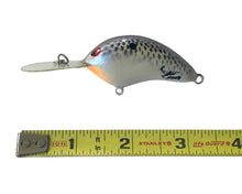 Load image into Gallery viewer, Tape Measure View of  BRIAN&#39;S BEES CRANKBAITS 2 1/4&quot; Fishing Lure. Handmade Bass Lures For Sale at TOAD TACKLE.

