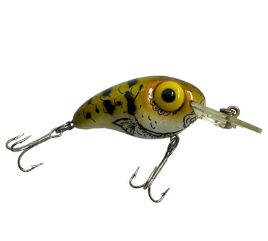 Right Facing View of HEDDON BABY POPEYE HEDD HUNTER Fishing Lure in NATURAL BASS
