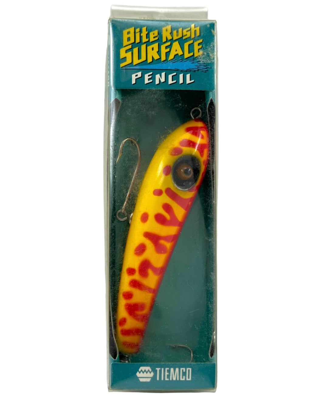 TIEMCO BITE RUSH SURFACE PENCIL Fishing Lure in Red & Yellow. Topwater Bass Bait from Japan.