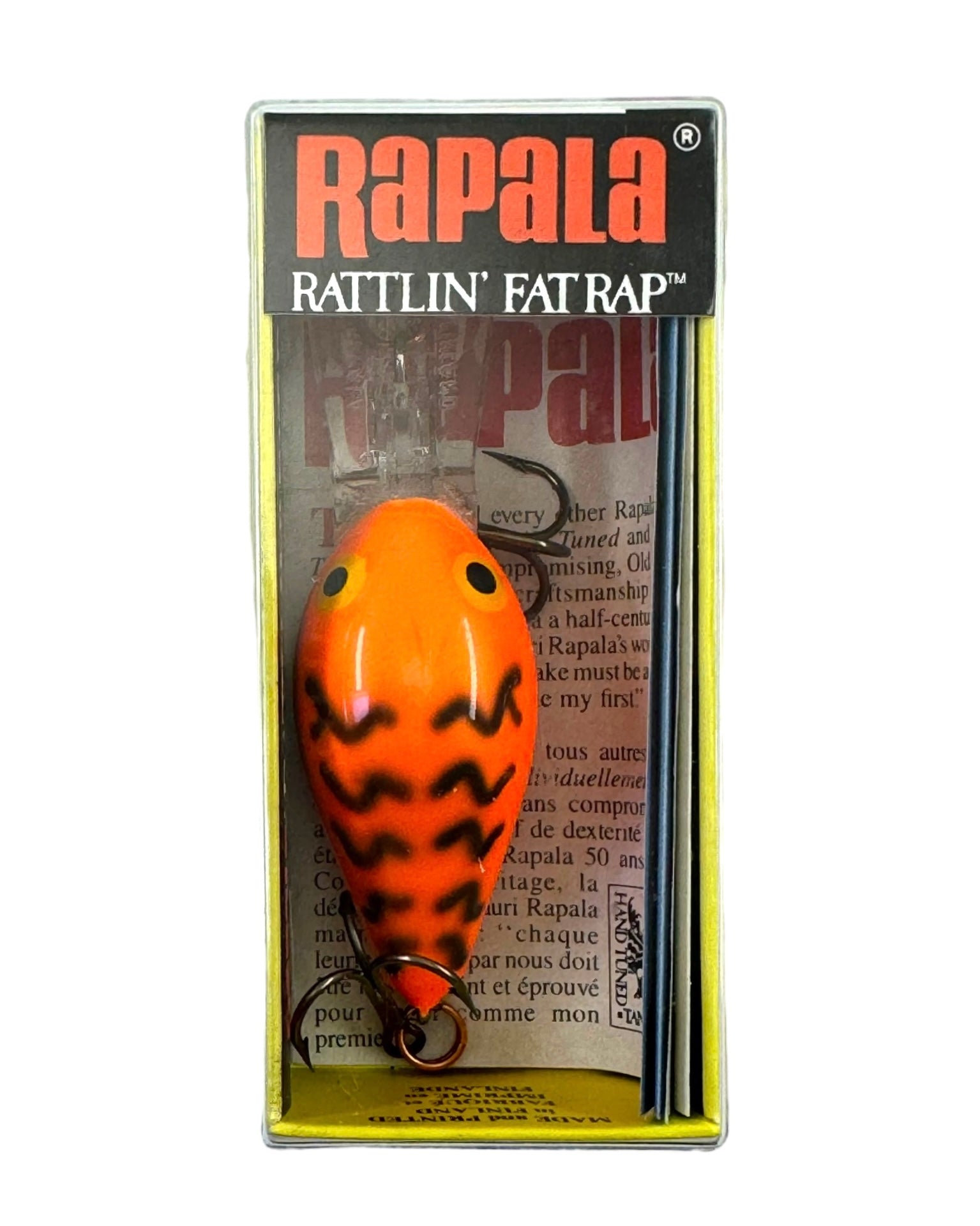 RAPALA LURES RATTLIN FAT RAP 4 Fishing Lure • ORANGE CRAWDAD – Toad Tackle