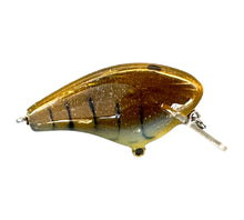 Load image into Gallery viewer, C-FLASH CRANKBAITS Handcrafted Square Bill Fishing Lure • OLIVE GREEN CRAW/BLUE FLAKE
