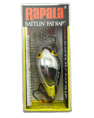 RAPALA LURES RATTLIN FAT RAP 4 Fishing Lure in CHROME