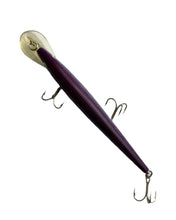 Load image into Gallery viewer, Top View of  REBEL LURES FASTRAC MINNOW Vintage Fishing Lure in LECTOR M/Q PURPLE
