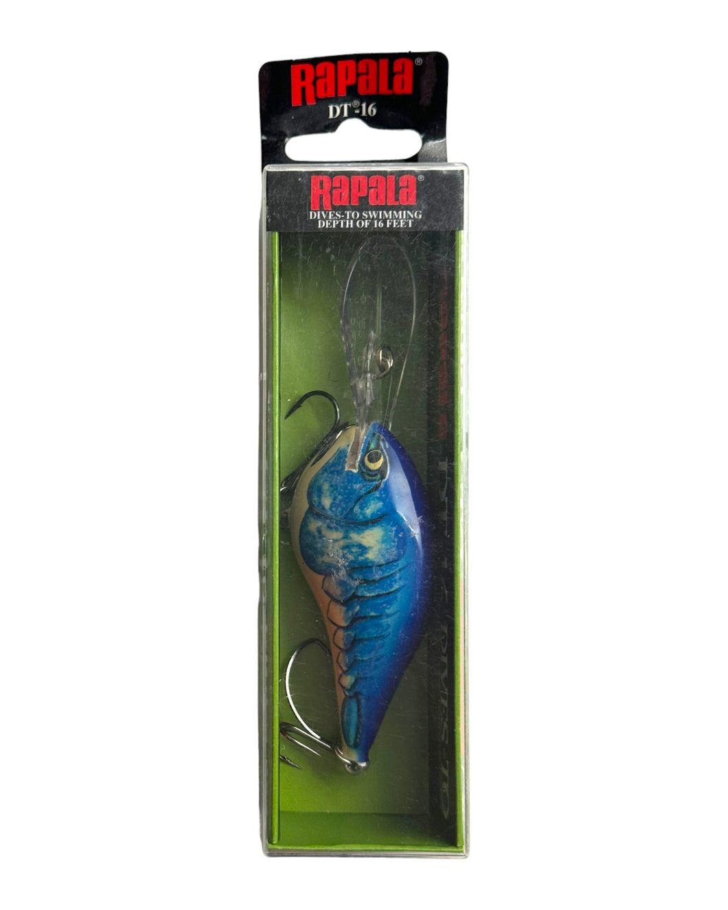 RAPALA LURES DT-16 Fishing Lure in MOLTING BLUE CRAW
