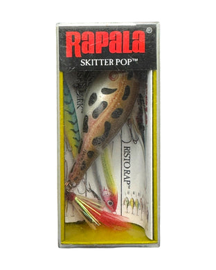 RAPALA LURES SKITTER POP Size 5 Topwater Fishing Lure in FROG