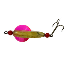 Load image into Gallery viewer, Belly View of MID-CENTURY MODERN (MCM) SPACE RACE NEON Fishing Lure
