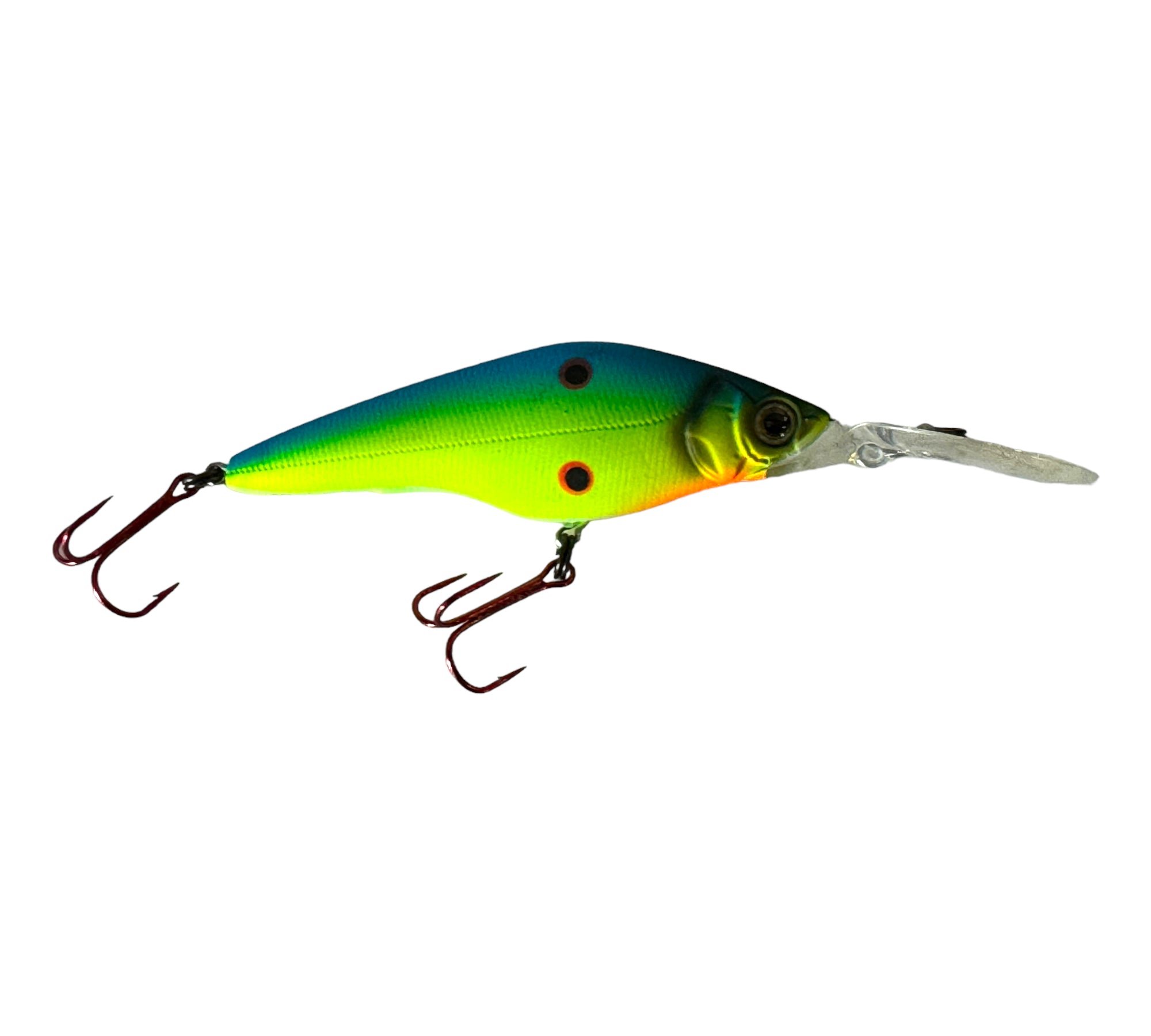 DUEL HARDCORE SH-75 SF SHAD Fishing Lure • BLUE CHARTREUSE – Toad