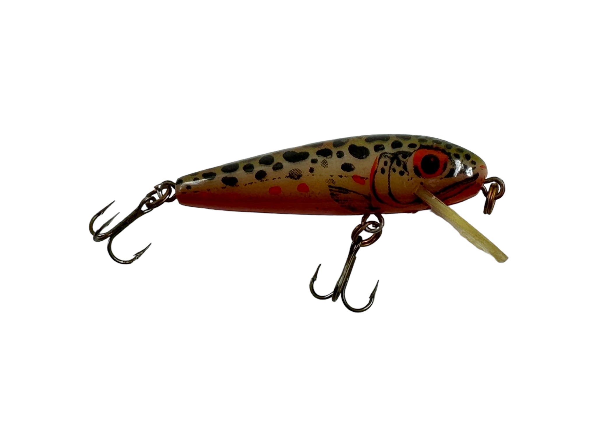 Ultralight REBEL LURES F49 MINNOW Fishing Lure • BROWN TROUT