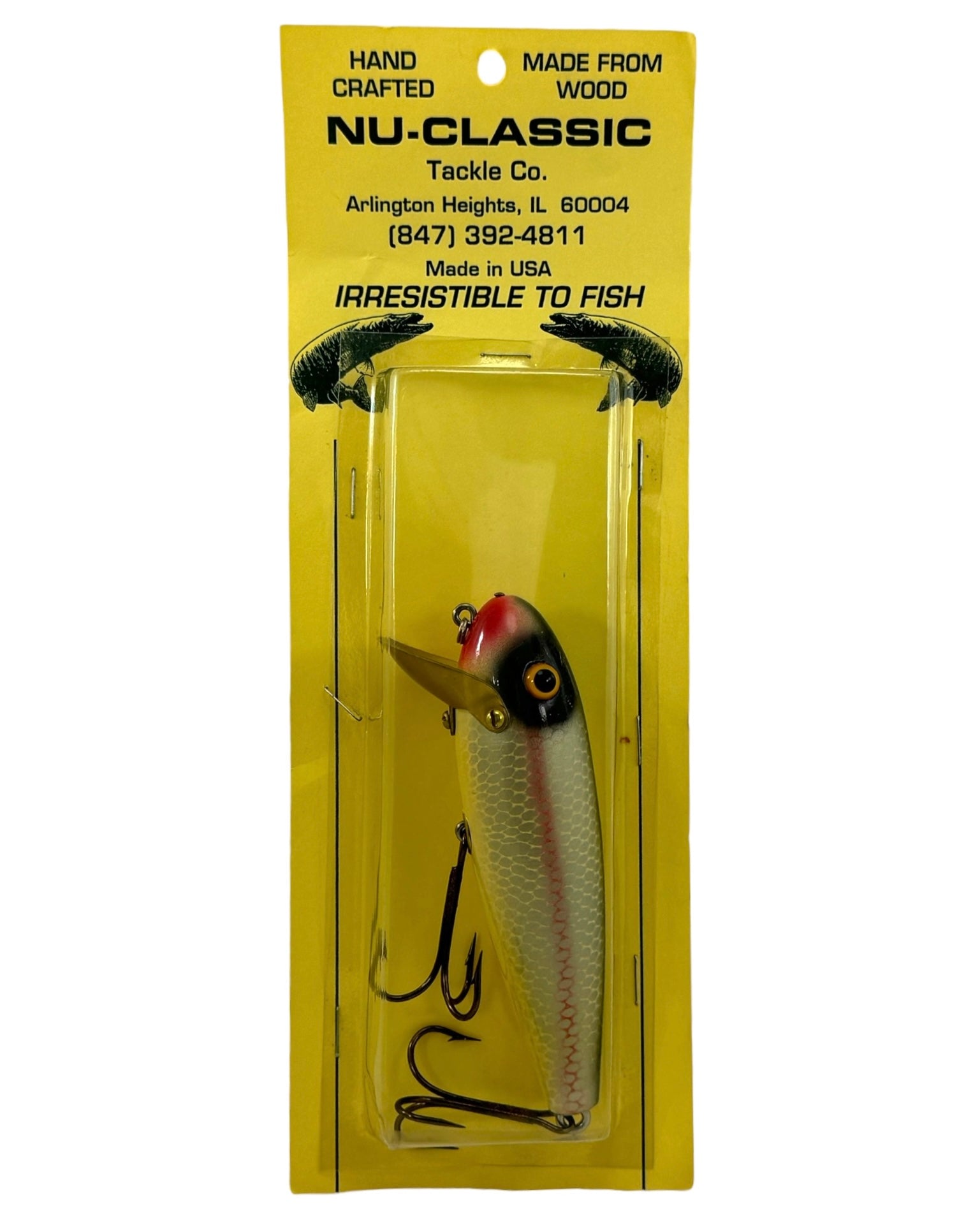 NU-CLASSIC TACKLE COMPANY Handcrafted 5 Wood Fishing Lure – Toad