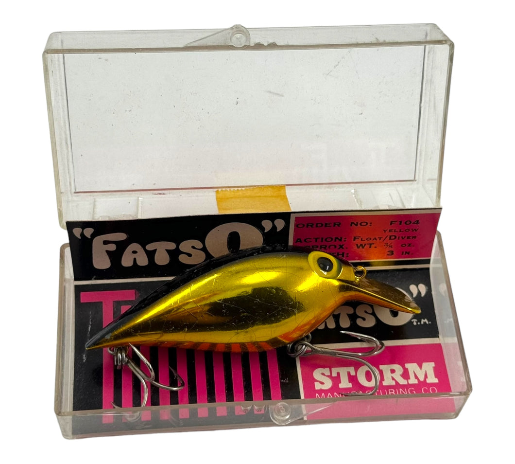 Cover Photo for STORM LURES ThinFin FATSO Fishing Lure in METALLIC YELLOW/BLACK BACK