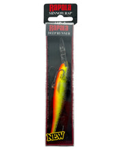 Lataa kuva Galleria-katseluun, Boxed View of RAPALA LURES MINNOW RAP Fishing Lure in HOT STEEL
