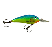 Charger l&#39;image dans la galerie, Right Facing View of RAPALA RATTLIN&#39; FAT RAP Size 7 Fishing Lure in PARROT
