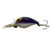 Charger l&#39;image dans la galerie, Left Facing View of STORM LURES WEE WART Pre-Rapala Fishing Lure in PURPLE SCALE
