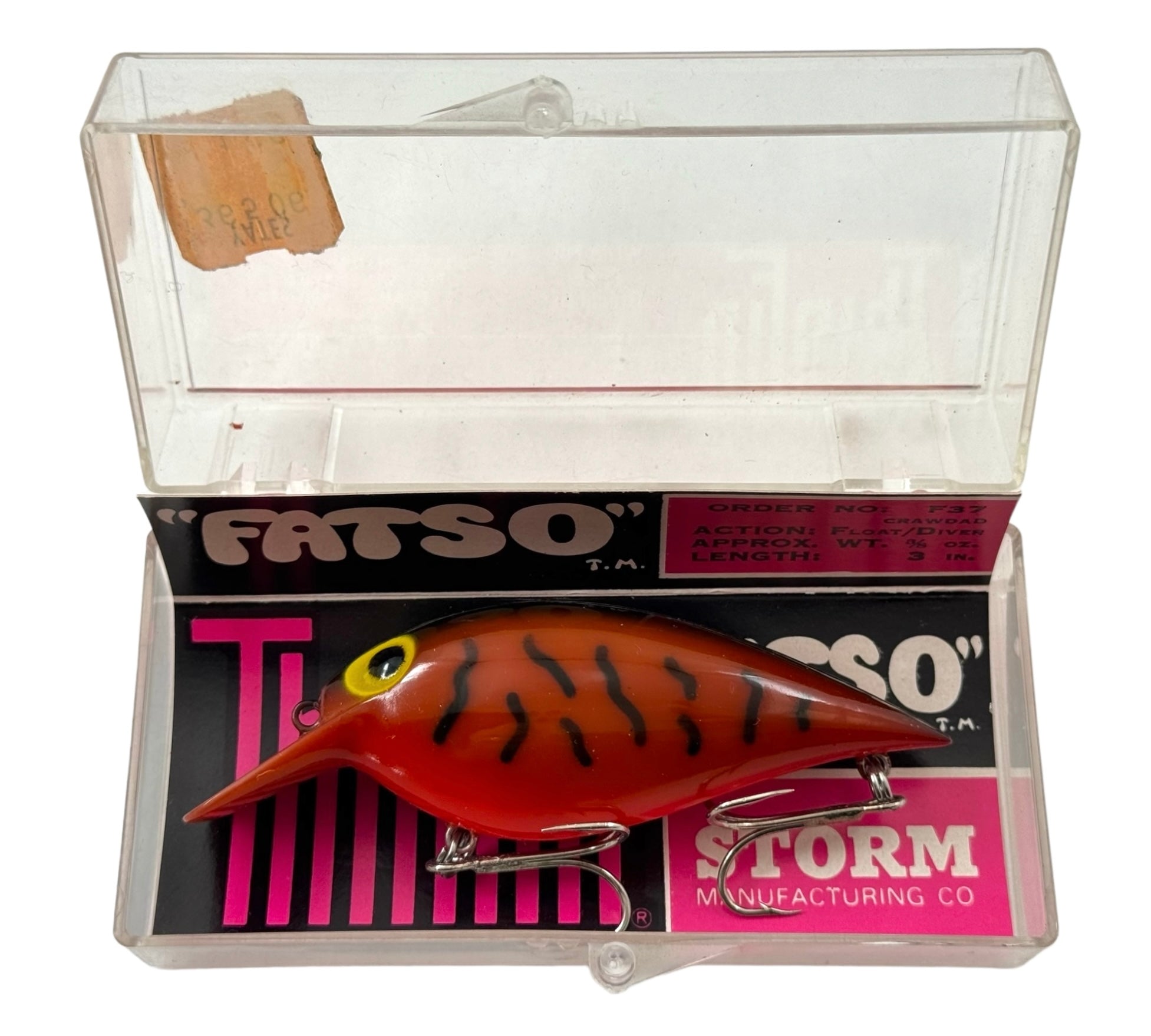 STORM LURES ThinFin FATSO Fishing Lure • F37 CRAWDAD – Toad Tackle