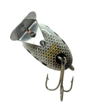 Load image into Gallery viewer, Belly View of HEDDON DOWAGIAC INDY CHECKERED FLAG HI TAIL Fishing Lure &quot;500 Winner&quot;

