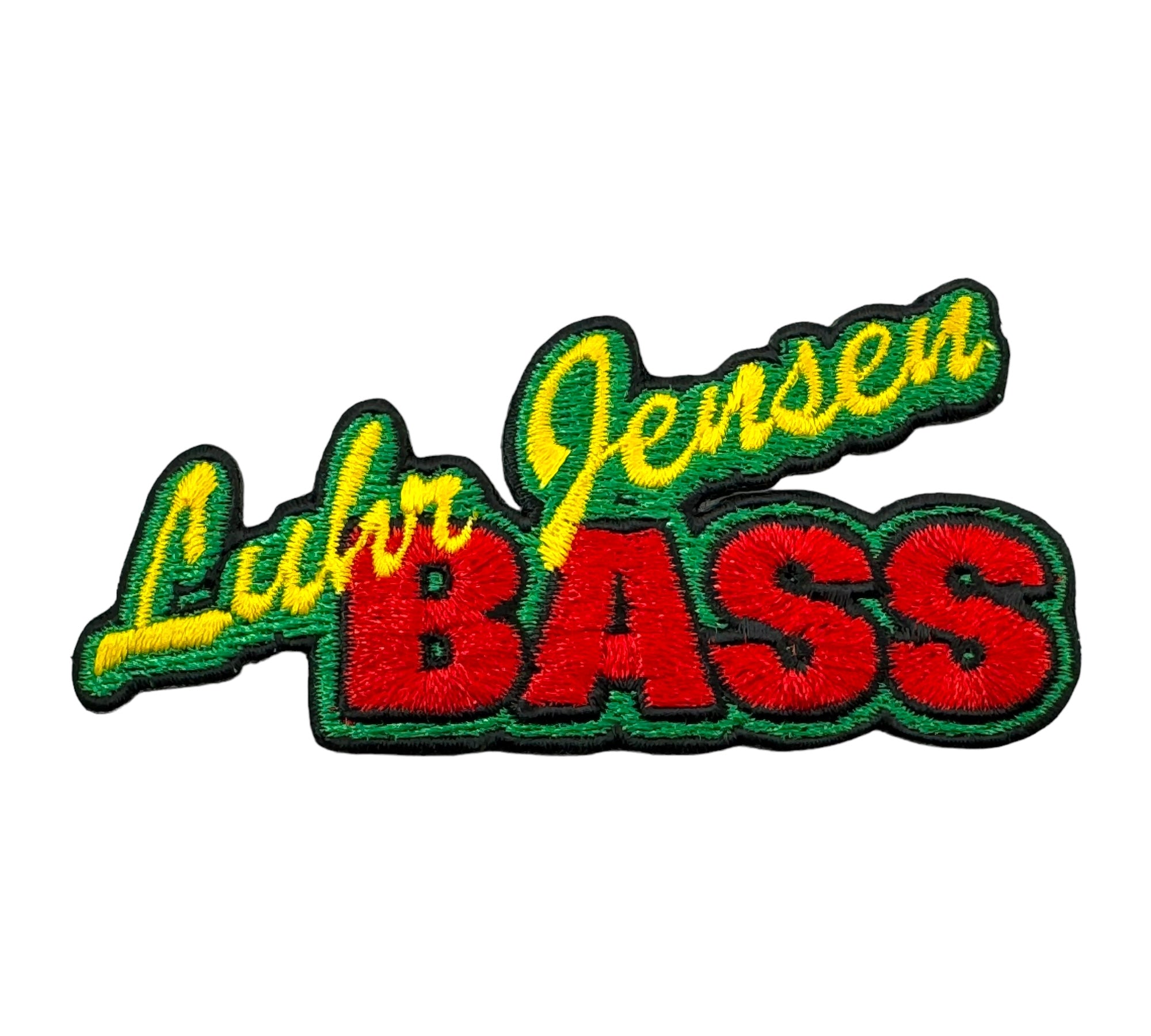 LUHR JENSEN BASS Fishing Patch • LOGO & BLOCK SCRIPT – Toad Tackle