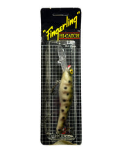 Load image into Gallery viewer, Cover Photo for LUHR JENSEN CRANKBAIT CORP FINGERLING Fishing Lure in &quot;TROUT SPOTS&quot; Custom Painted by John Latham of Michigan
