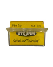 Cargar imagen en el visor de la galería, Box Stats View of STORM LURES SHALLOW THUNDER Size 11 Fishing Lure in BLUE MACKEREL
