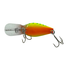 Load image into Gallery viewer, Belly View of STORM LURES MAGNUM WIGGLE WART Fishing Lure in PURPLE HOT TIGER

