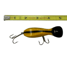 Load image into Gallery viewer, Tape Measure View of KEEN KNIGHT of Detroit, Michigan, Antique Wood Fishing Lure
