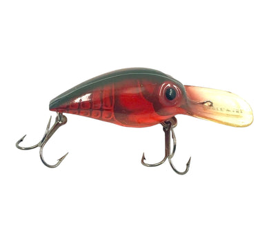 Right Facing View of STORM LURES WIGGLE WART Fishing Lure in V209 NATURISTIC RED CRAWFISH