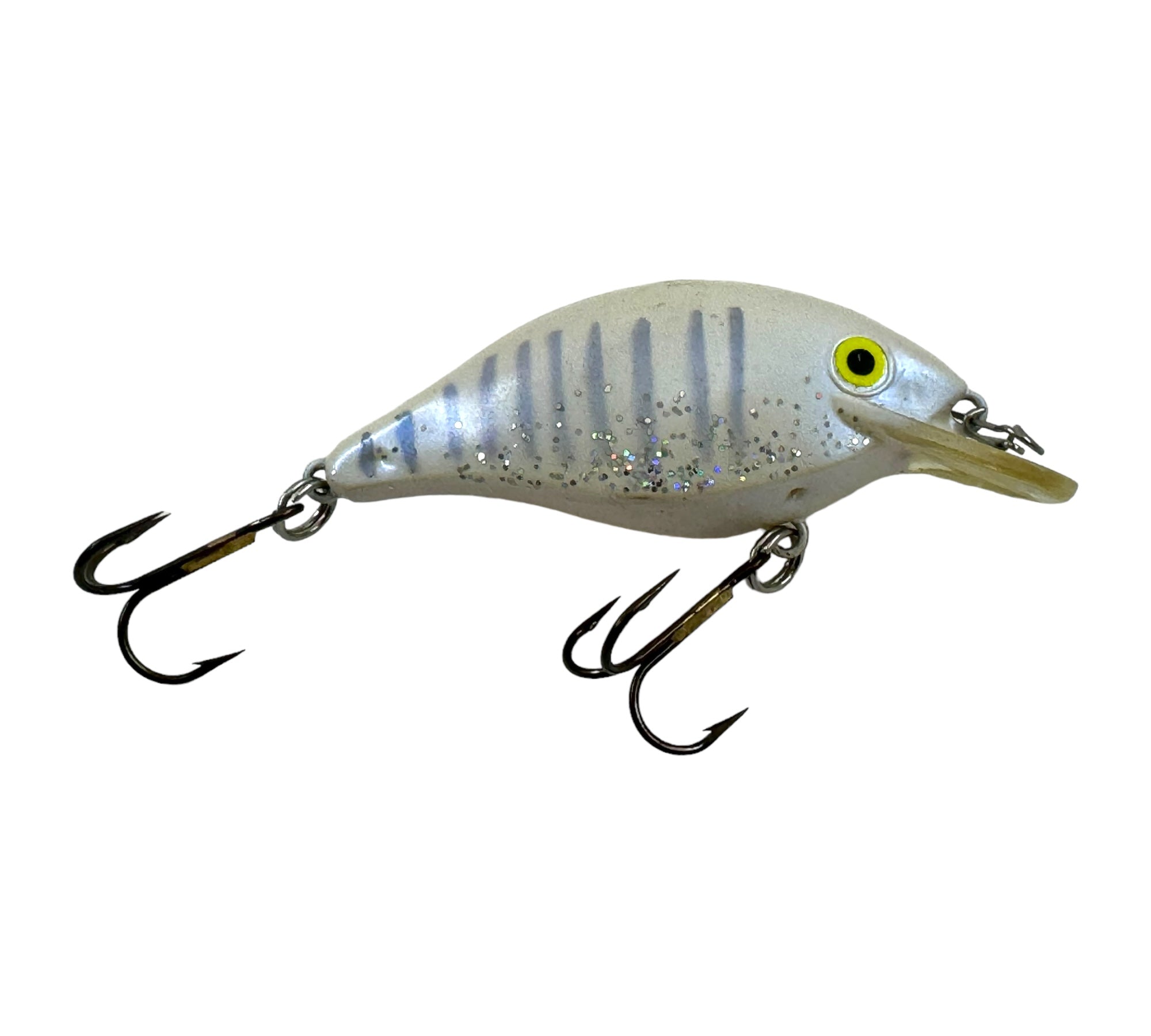 LUHR JENSEN SPEED TRAP Fishing Lure WHITE CRYSTAL BARFISH – Toad