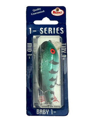 Mann's Bait Company MID One Minus Fishing Lure in WHITE CRAPPIE CRYSTAGLOW