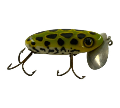 Right Facing View of FRED ARBOGAST JITTERBUG Fishing Lure in FROG