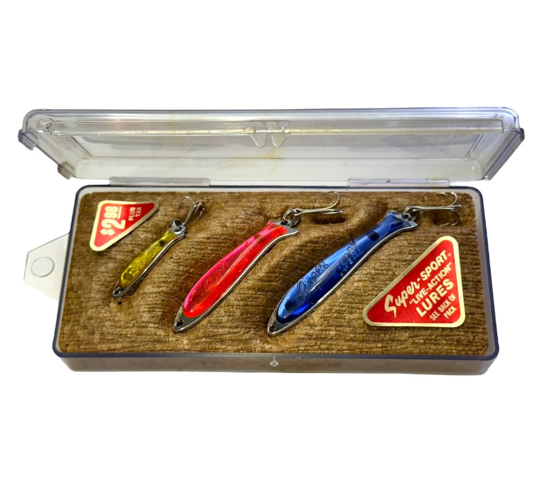  SUPER-SPORT LURES of California LIVE-ACTION Fishing Lures POCKET-PAK