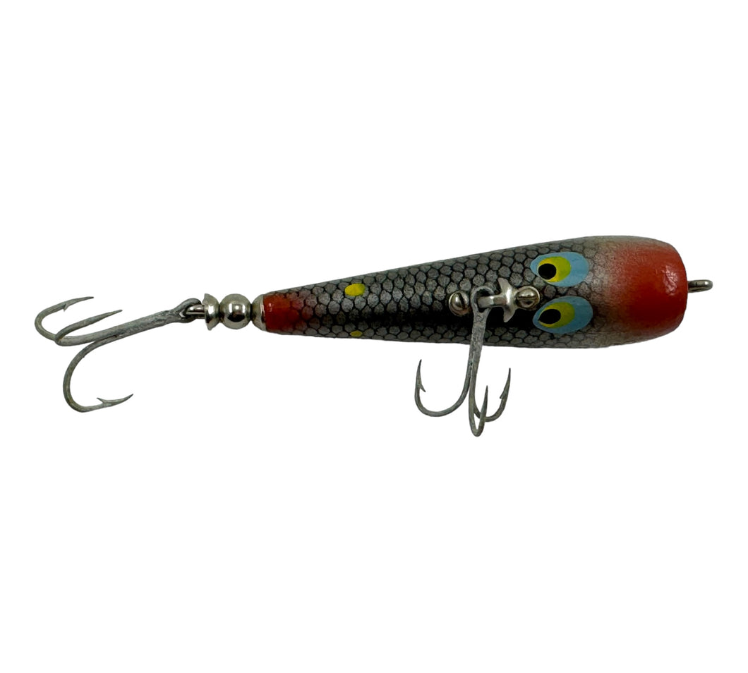 Cover Photo for SMITHWICK LURES CARROT TOP Vintage Fishing Lure in BLACK SHINER
