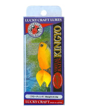 Cargar imagen en el visor de la galería, Front Package View of Lucky Craft Virtual Baits KINGYO ANEKIN 60F Fishing Lure in NC POWERED ORANGE 
