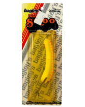 Load image into Gallery viewer, BAGLEY DIVING SMOO Musky Fishing Lure in ORIGINAL TIGER STRIPE on FLUORESCENT YELLOW
