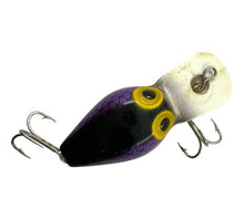 Lade das Bild in den Galerie-Viewer, Top View of STORM LURES WEE WART Pre-Rapala Fishing Lure in PURPLE SCALE
