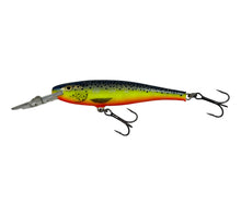 Lataa kuva Galleria-katseluun, Left Facing View of RAPALA LURES MINNOW RAP Fishing Lure in HOT STEEL
