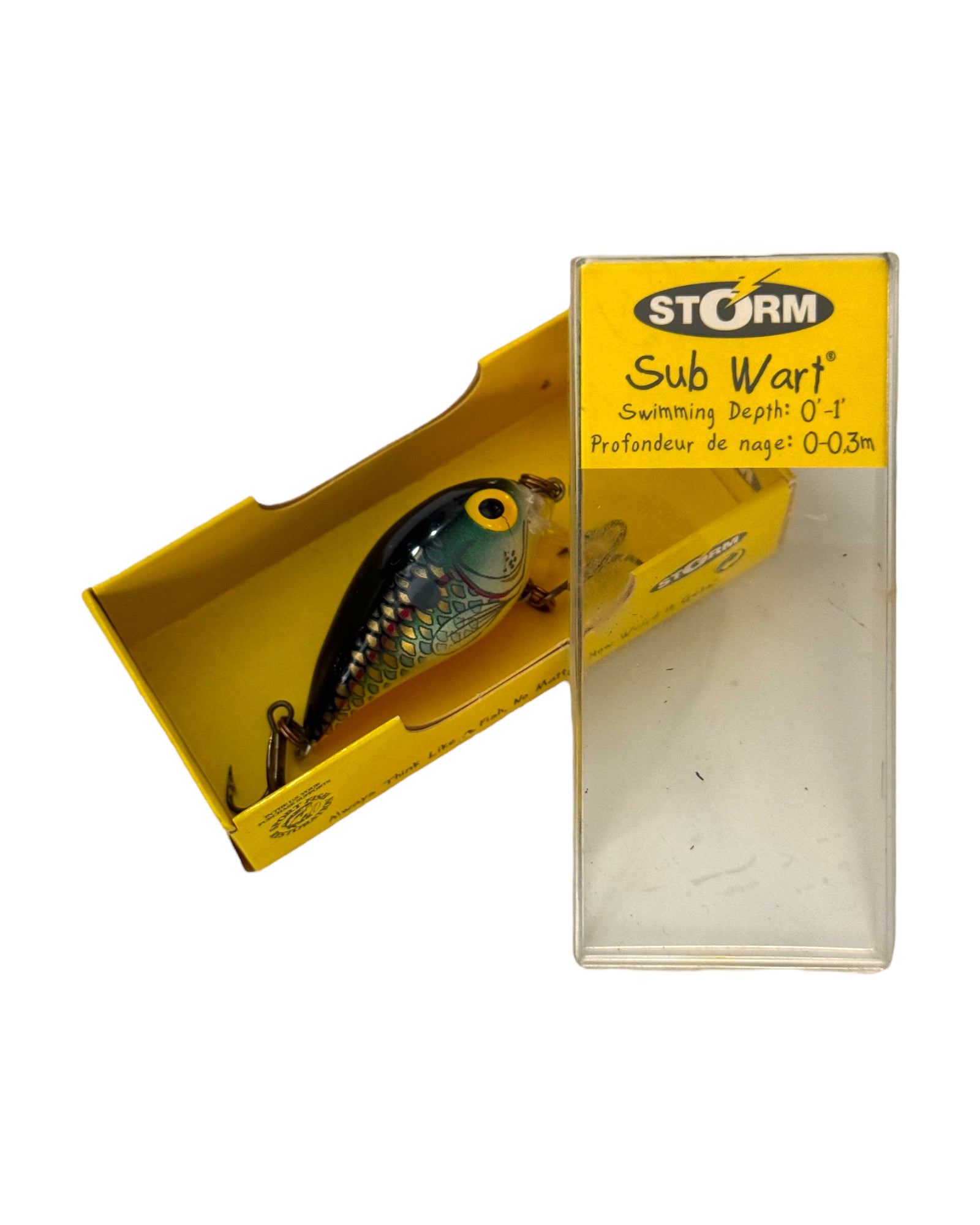 Vintage STORM Size 4 Subwart Fishing Lure • TEXAS SHAD – Toad Tackle