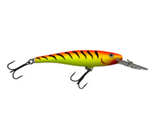 Load image into Gallery viewer, Right Facing View of RAPALA LURES MINNOW RAP 9 Fishing Lure in HOT TIGER
