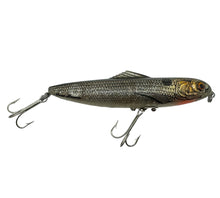 Load image into Gallery viewer, Right Facing View of Mann&#39;s Bait Company MANN DANCER Topwater Fishing Lure in FOIL FLAKE
