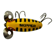 Load image into Gallery viewer, HOMARTS BAITS of Ohio SKIPPER Vintage Topwater Fishing Lure in YELLOW &amp; BLACK
