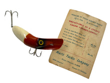 Lade das Bild in den Galerie-Viewer, Back Insert View of MARTZ TACKLE COMPANY of Detroit, Michigan, VEE-BUG Fishing Lure in RED HEAD &amp; WHITE TAIL
