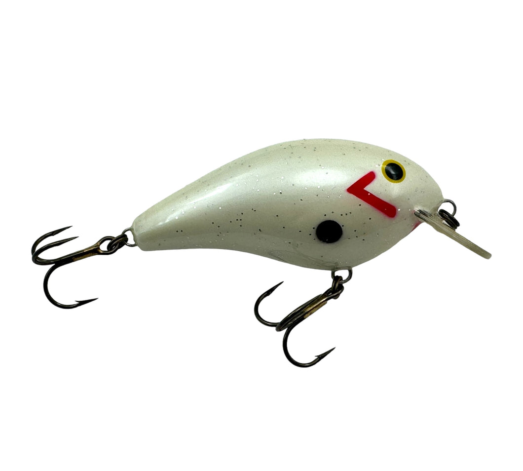 Right Facing View for COTTON CORDELL BIG O Fishing Lure in GHOST SHAD. Fred Young’s Balsa Wood Crankbait. 