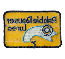 Load image into Gallery viewer, Back View of RABBLE ROUSER LURES Vintage Fishing Patch
