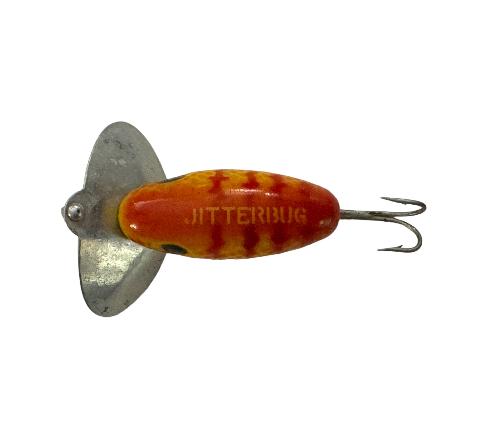 VINTAGE JITTERBUG YELLOW Fishing Lure by Fred Arbogast Akron