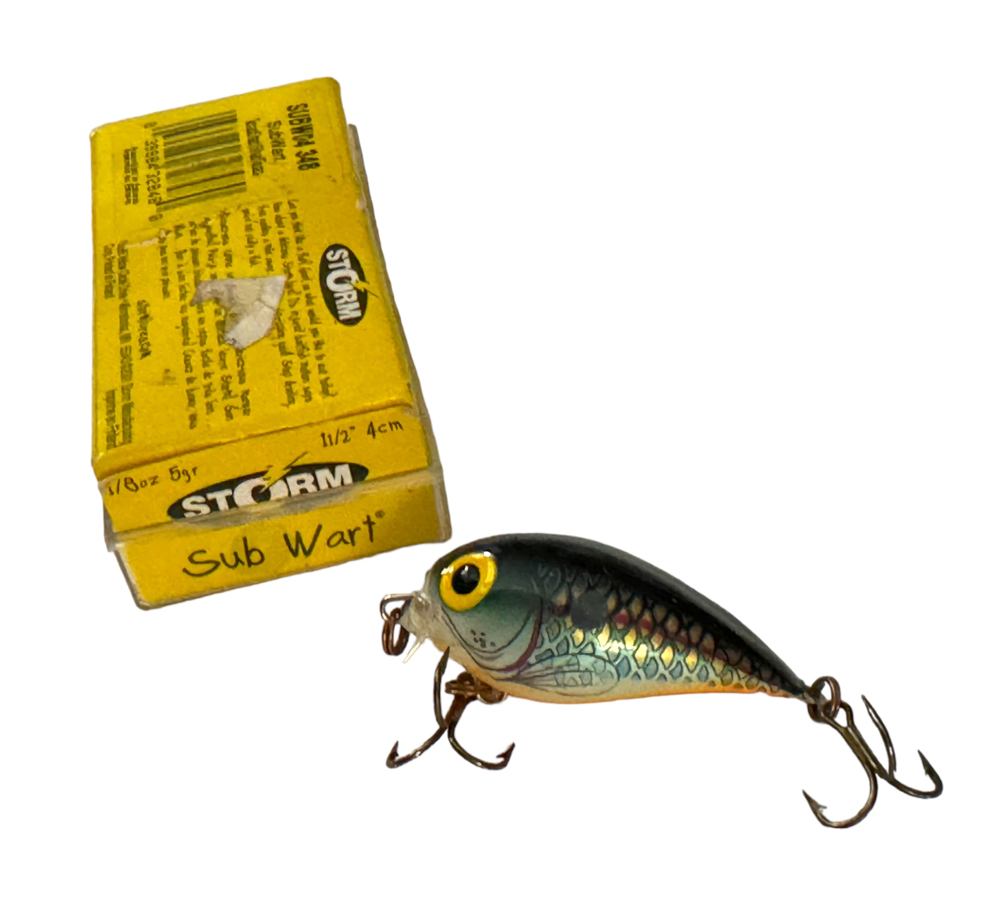 Vintage STORM LURES Size 4 SUBWART Fishing Lure • SHAD – Toad Tackle