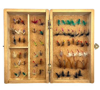 DIA'D & PEARL BRAND FRESHWATER SET FISHING FLY BOX from JAPAN