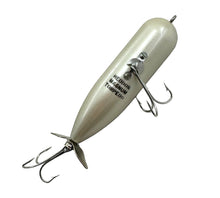 Load image into Gallery viewer, Belly View of HEDDON DOWAGIAC LURES MAGNUM TORPEDO Vintage Fishing Lure in BABY BASS
