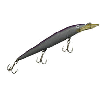 Load image into Gallery viewer, Right Facing View of  REBEL LURES FASTRAC MINNOW Vintage Fishing Lure in LECTOR M/Q PURPLE
