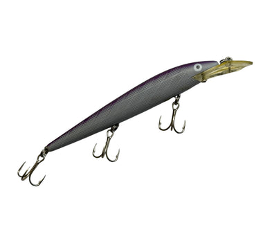 Right Facing View of  REBEL LURES FASTRAC MINNOW Vintage Fishing Lure in LECTOR M/Q PURPLE