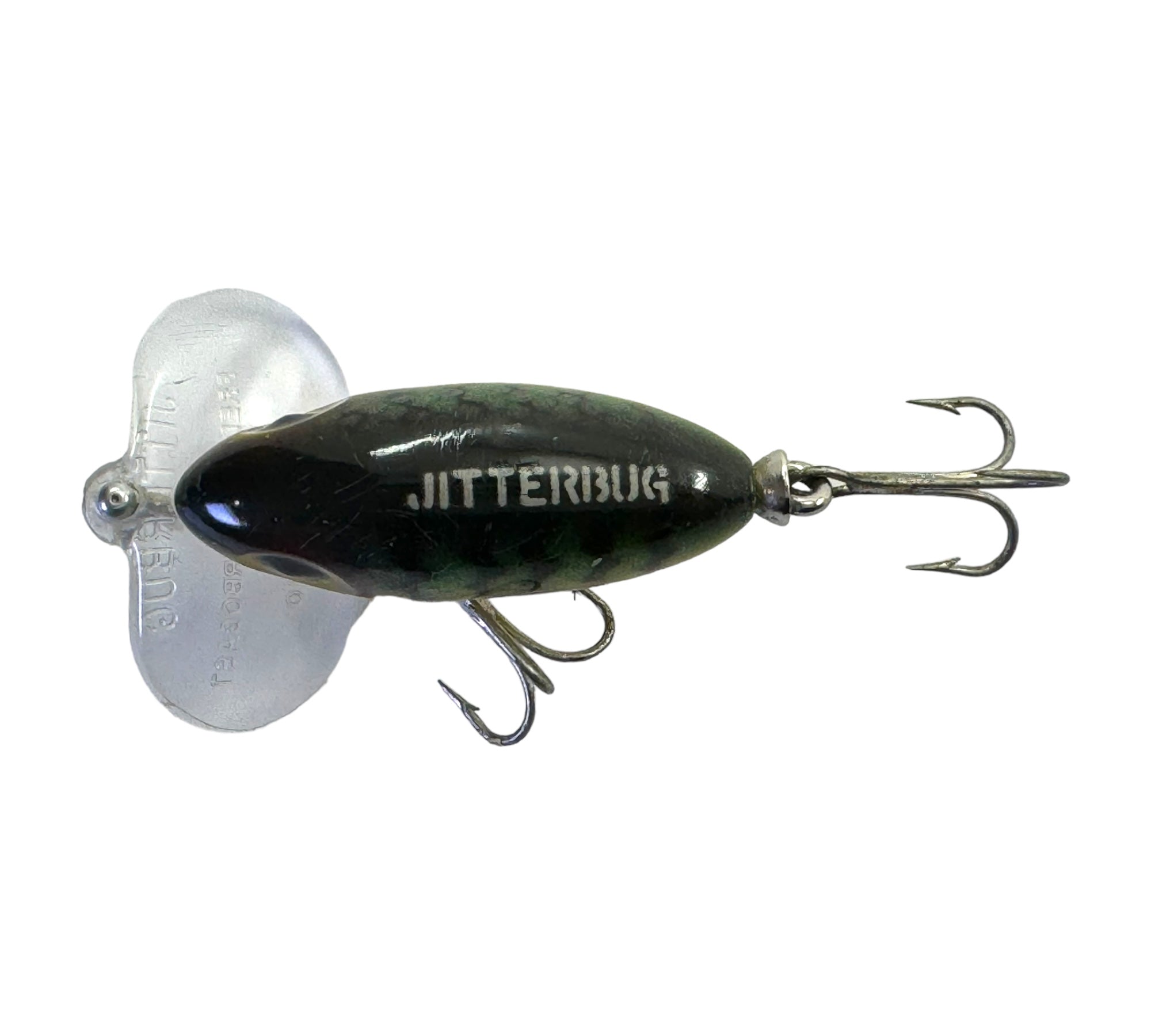 CLEAR LIP • 1/4 oz FRED ARBOGAST JITTERBUG Lure • PERCH – Toad Tackle