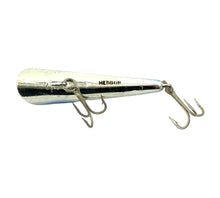 Load image into Gallery viewer, Belly View of HEDDON HEDD PLUG 8800 Series Fishing Lure in BLUE SHINER on CHROME BLUE
