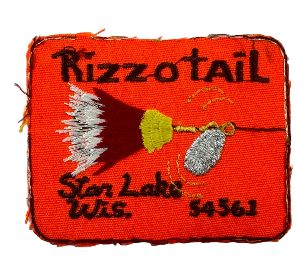 Muskie Guide Tony Rizzo of Star Lake, Wisconsin, RIZZOTAIL FISHING TACKLE Collector Patch